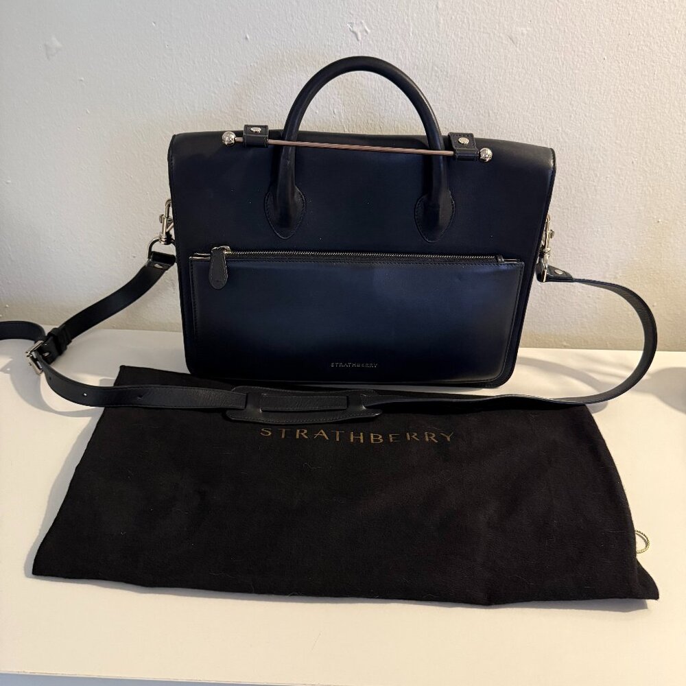 Strathberry MC Midi Bag Black